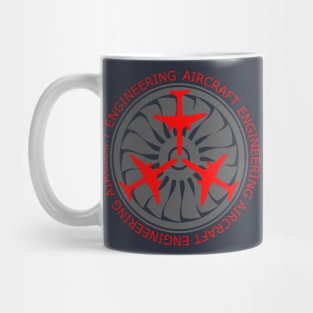 aircraft engineering aerospace mechanics engineer Mug